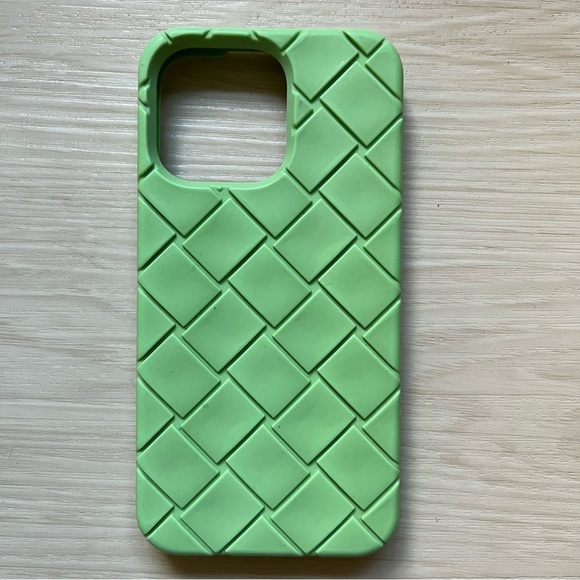 Bottega Veneta Accessories - Bottega Veneta Green iPhone 13 Phone Case